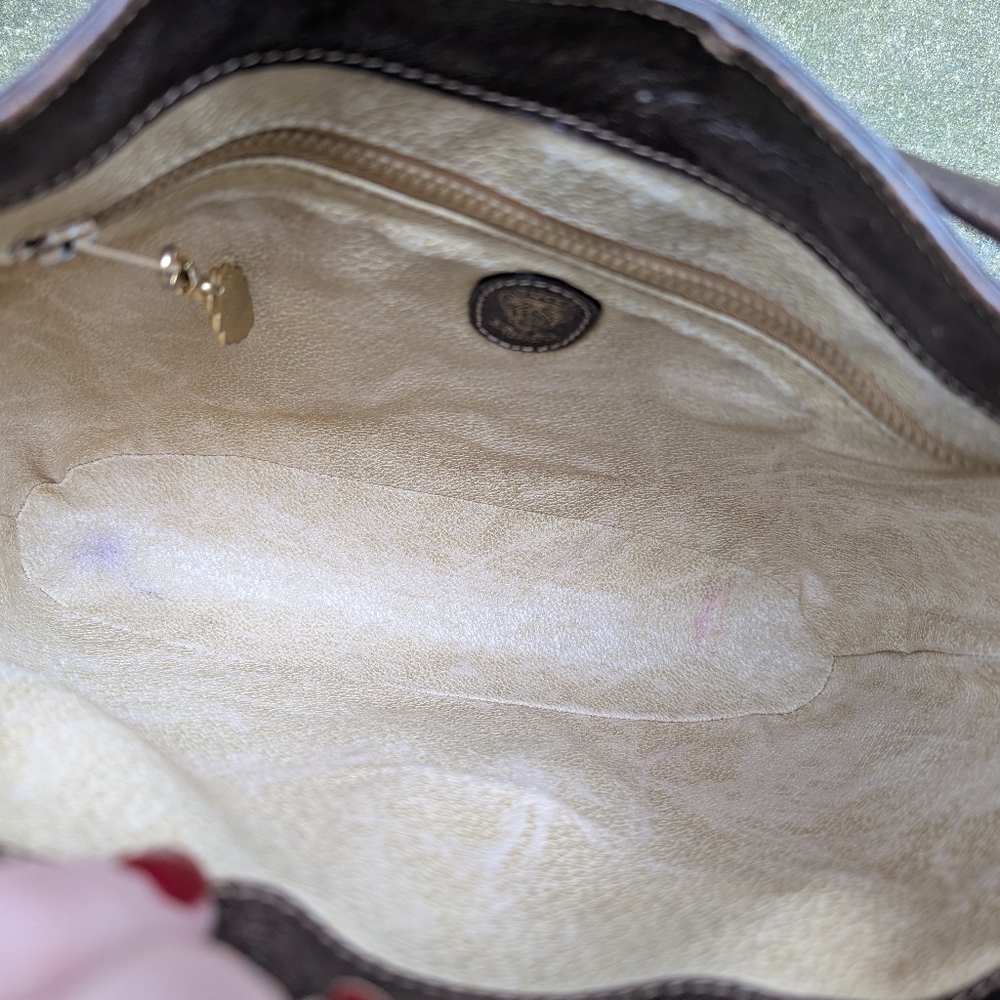 Gucci Vintage GG Coated Canvas Shoulder Bag - VGUC! - Picture 4 of 15